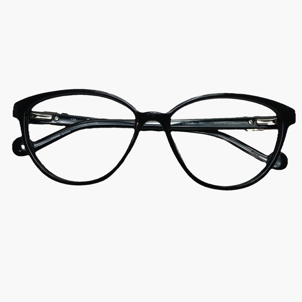 Liu Jo Eyeglasses LJ 2618 001 Black 53-15-135 Gold Detail